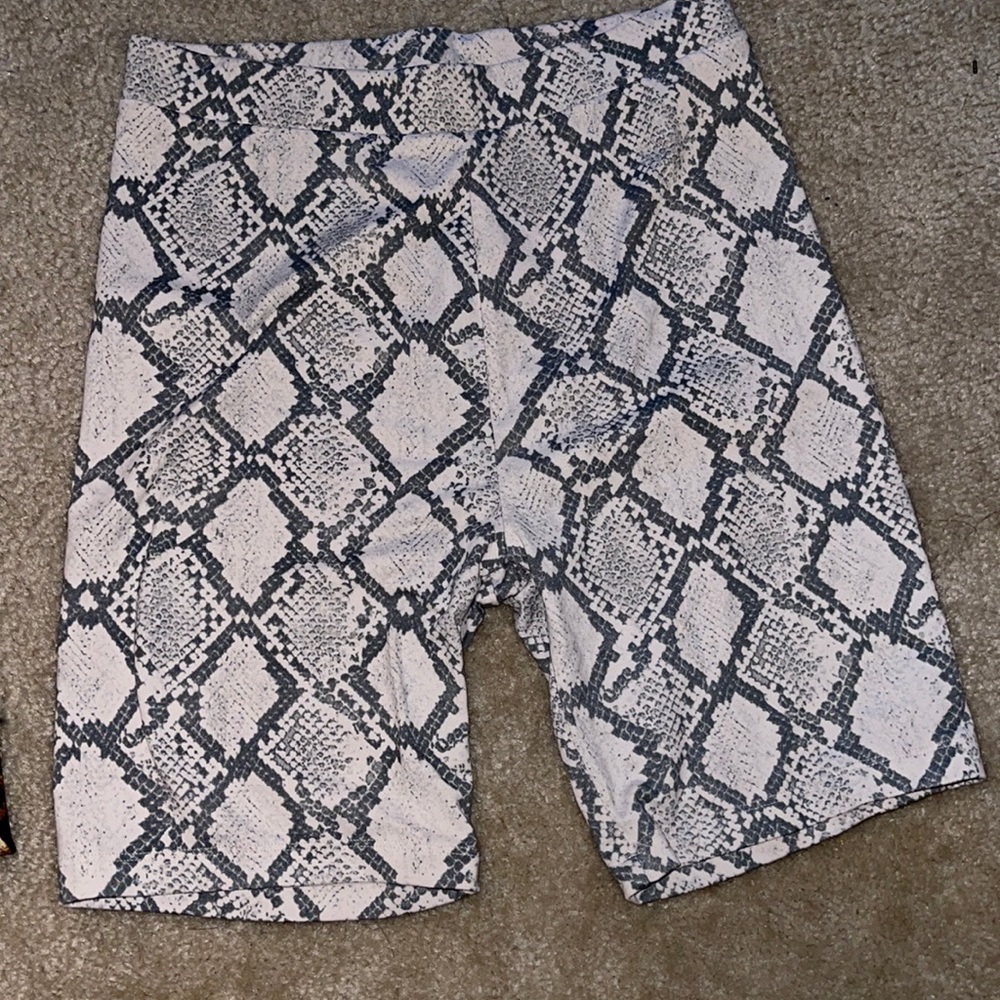 Snake print Bike Shorts